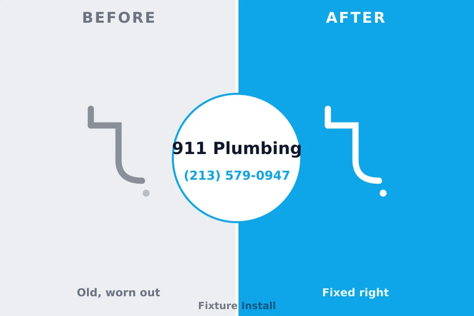 Before and after: plumbing company Montegut, LA